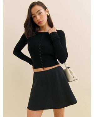 Reformation Brandy Skirt Es - Natural