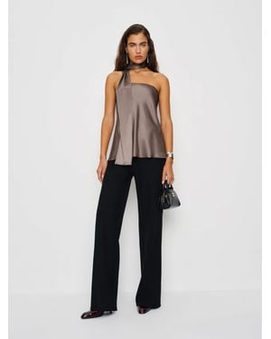 Reformation Sienna Satin Top - Multicolour