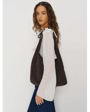 Reformation Medium Vittoria Tote Bag Leather - Brown