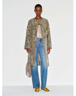 Reformation Stella Coat - Blue
