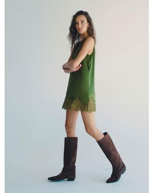 Reformation Dominique Knee Boot - Green