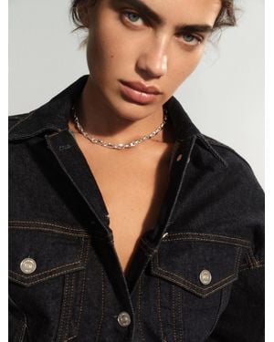 Reformation Mini Coco Necklace 18" - Black