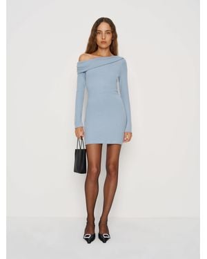 Reformation Elio Knit Dress - Blue