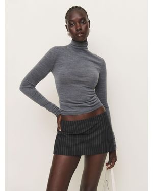 Reformation Mia Skort - Grey