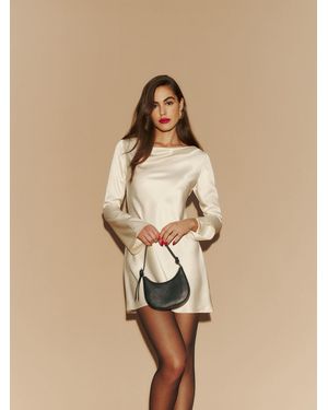 zara faux leather belted dress Drift Away Ivory Strap Sandals | Trendy Women's Shoes main image 0