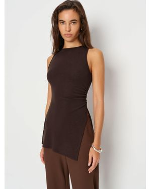 Reformation Walker Knit Top - Brown