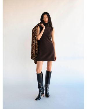 Reformation Holland Cashmere Turtleneck Jumper Dress - Multicolour