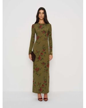 Reformation Tommie Knit Dress - Green