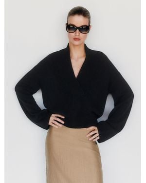 Reformation Easton Cashmere Jumper - Black