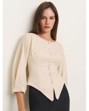 Reformation Martha Top - Natural