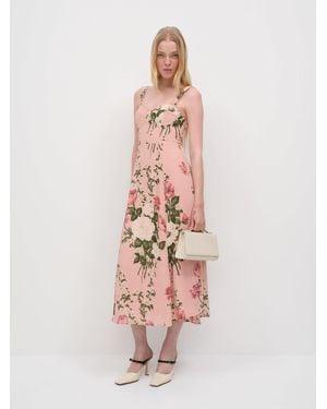 Reformation Lela Dress Lace 0 - Pink