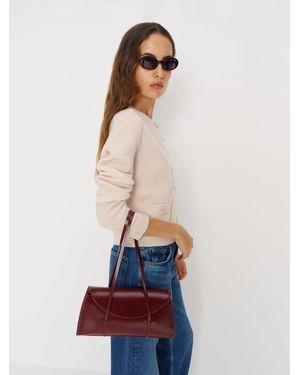 Reformation Elena Shoulder Bag - White
