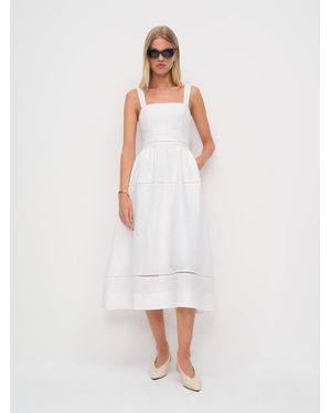 Reformation Petites Balia Linen Dress 2P in White | Lyst Reformation Petites Balia Linen Dress 2P in White | Lyst
