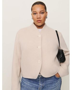 Reformation Owen Jacket Es - Natural