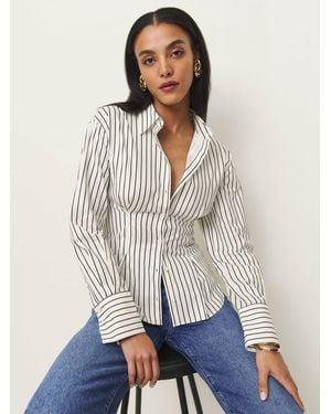 Reformation Becker Shirt - White