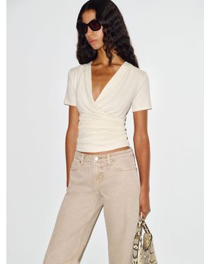 Reformation Larah Knit Top - Natural