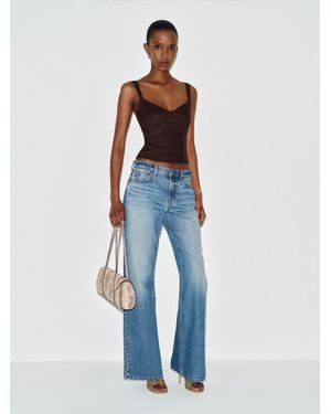 Reformation Yuri Linen Top 0 - Blue