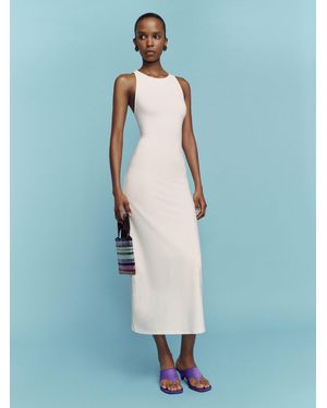 Reformation Teddi Knit Dress - Blue