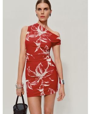 Reformation Belle Knit Dress - Red