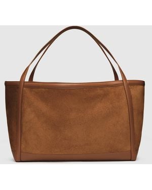 Reformation Evangeline Tote Bag - Brown