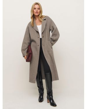 Reformation Wyatt Double-Faced Coat - Natural