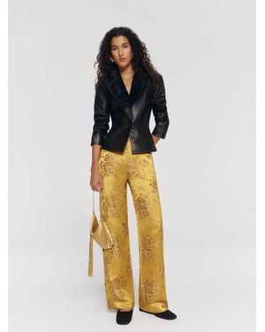 Reformation Vida Low Rise Pant 0 - Green
