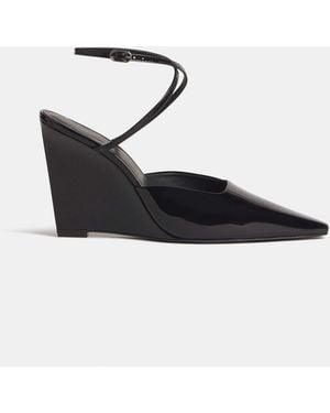 Reformation Natasha Wedge Patent 5 - White