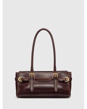 Reformation Beatrice Shoulder Bag - White