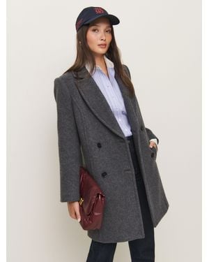 Reformation Kai Coat - Grey