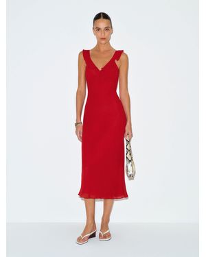 Reformation Teleia Dress - Red