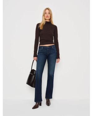 Reformation Naomi Super Stretch Low Rise Bootcut Jeans - Blue