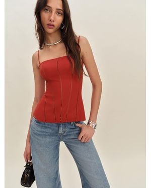 Reformation Hilda Top - Red