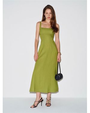 Reformation Sabine Linen Dress 0 - Green
