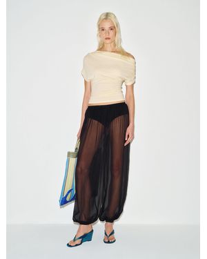 Reformation Aven Pant Sheer - White