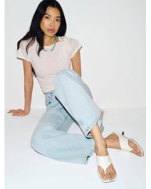 Reformation Sherlyn Wedge Thong 5 - White