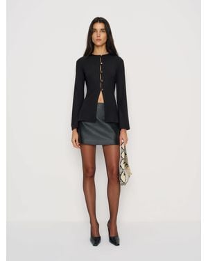 Reformation Verne Knit Top - Black