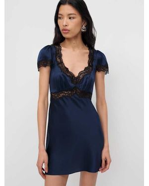 reformation romi silk dress Reformation Romi Silk Mini Dress in Ivory by Reformation