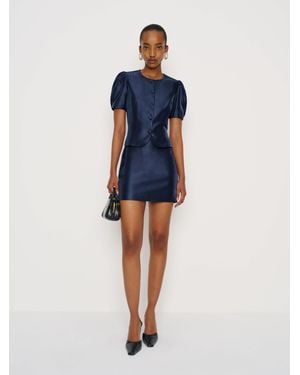 Reformation Mika Two Piece Blueberry 0