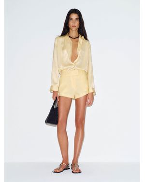 Reformation Camden Linen Short 0 - Natural