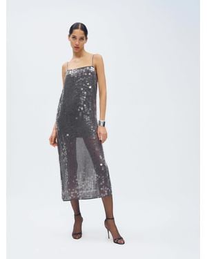 Reformation Yoshe Dress Silk - White