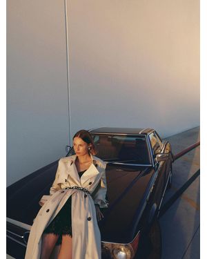 Reformation Matteo Trench Coat - Natural