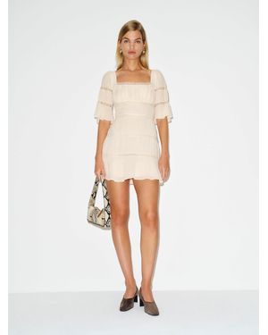 Reformation Claribel Dress Lace - White