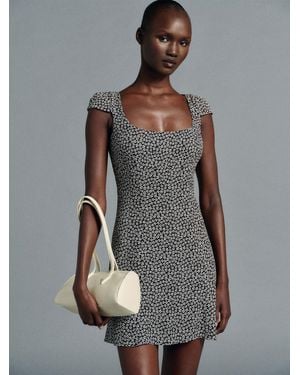 Reformation Nashira Dress 0 - Grey