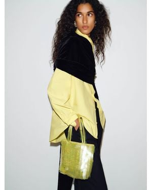 Reformation Shimsham Bag Sequin - Yellow