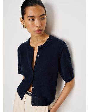 Reformation Maude Cashmere Cardigan - Blue