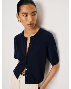 Reformation Maude Cashmere Cardigan - Blue