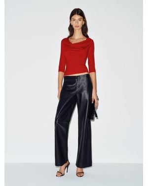 Reformation Giselle Knit Top - Red