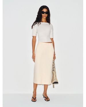 Reformation Renee Skirt 0 - Natural