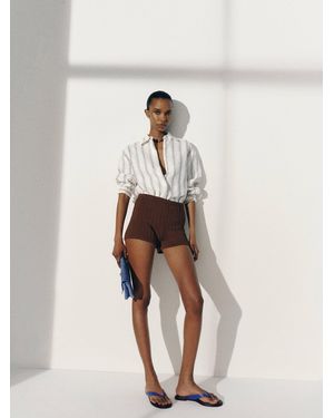 Reformation Darla Cotton Micro Short - Natural