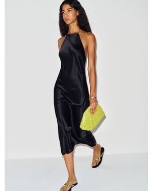 Reformation Maripaz Silk Dress - Blue